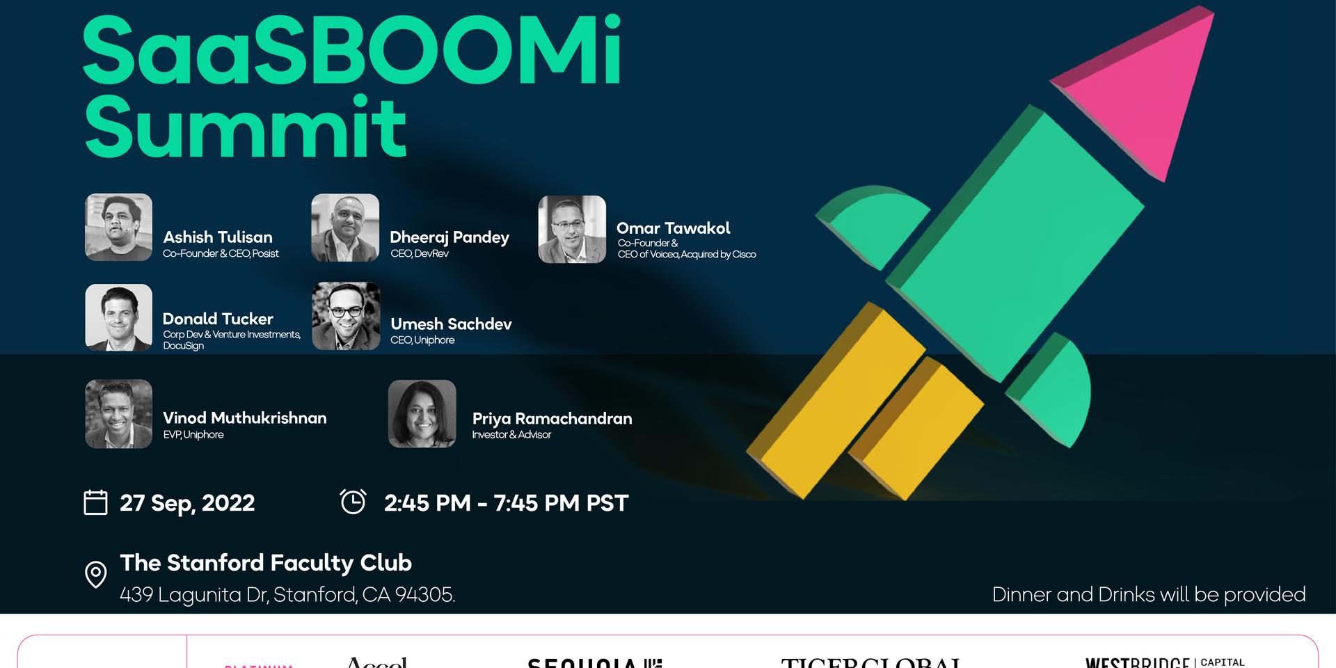 Cover Image for SaaSBOOMi Summit - The Rise of India SaaS