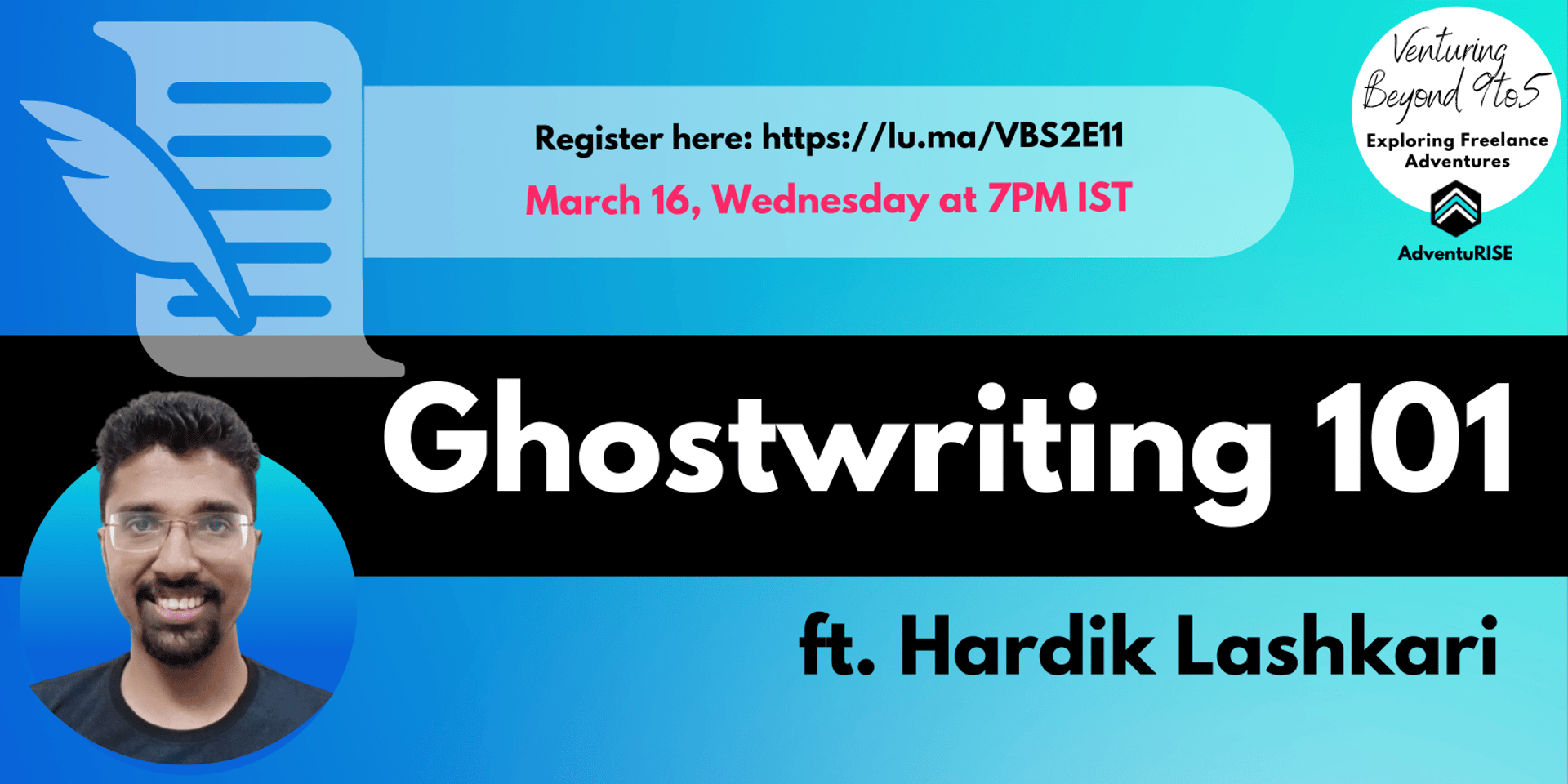 Cover Image for Ghostwriting 101 ft. Hardik Lashkari