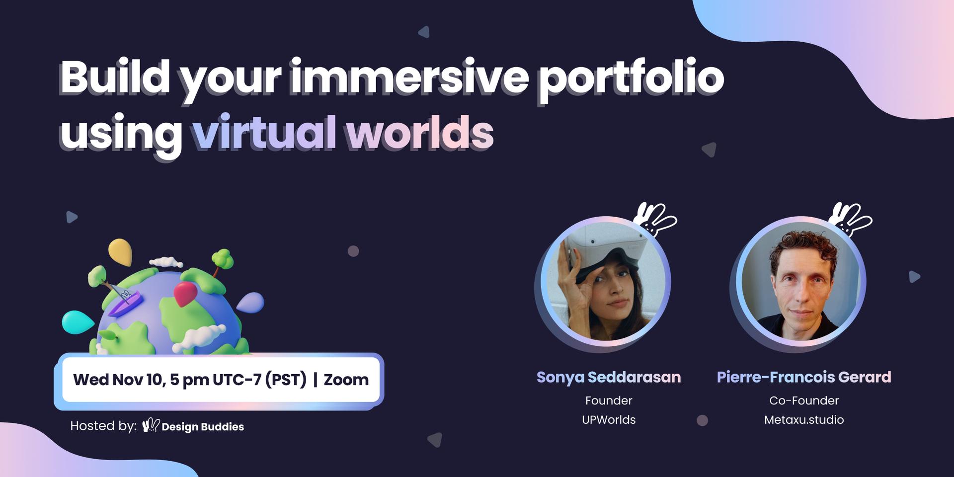 Cover Image for Build your immersive portfolio using virtual worlds