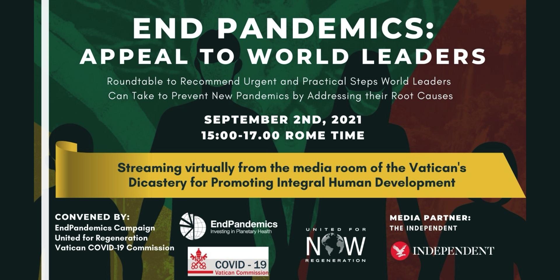 Cover Image for End Pandemics Appeal to World Leaders