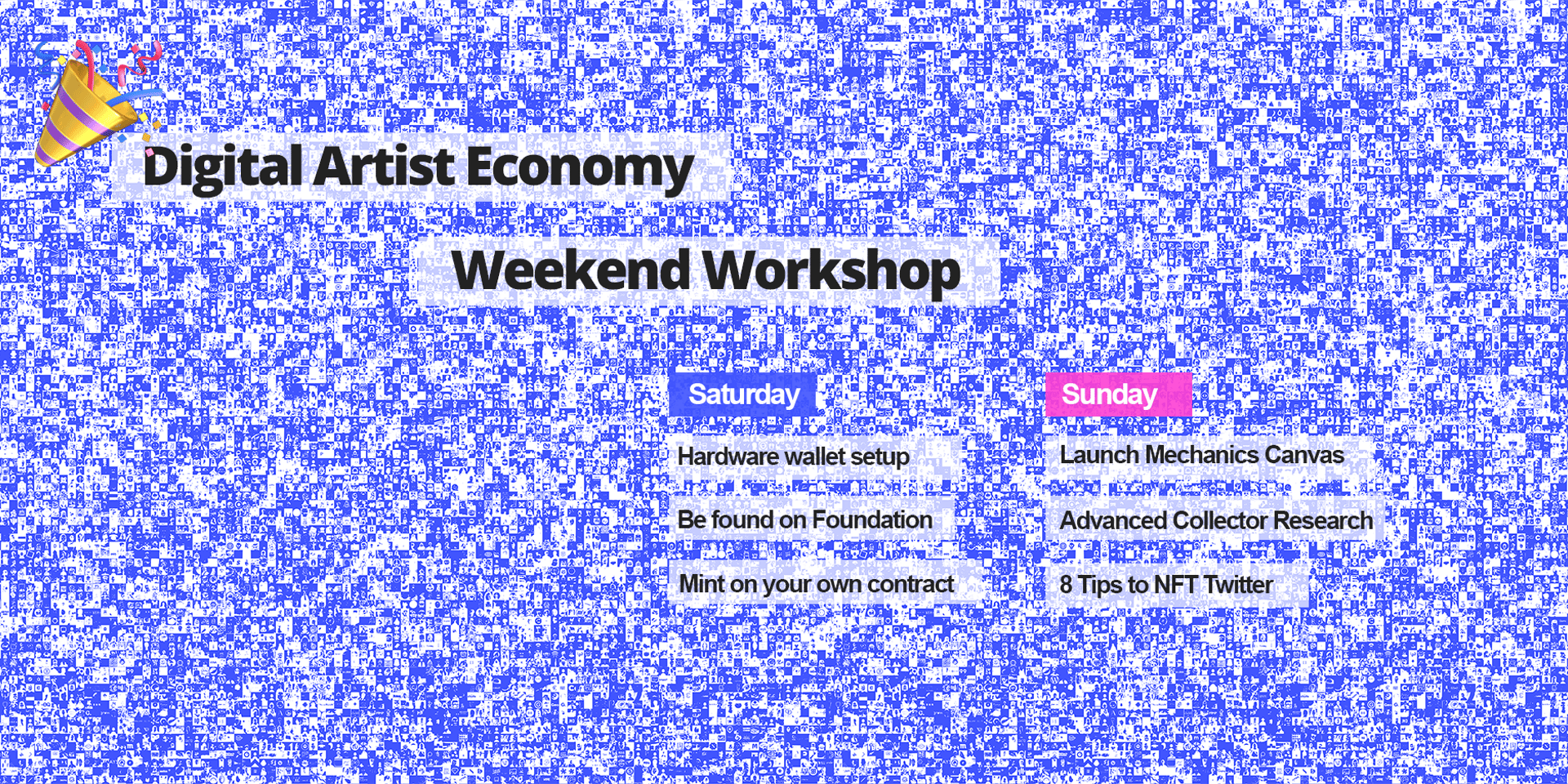 Cover Image for Digital Artist Economy Weekend Workshop