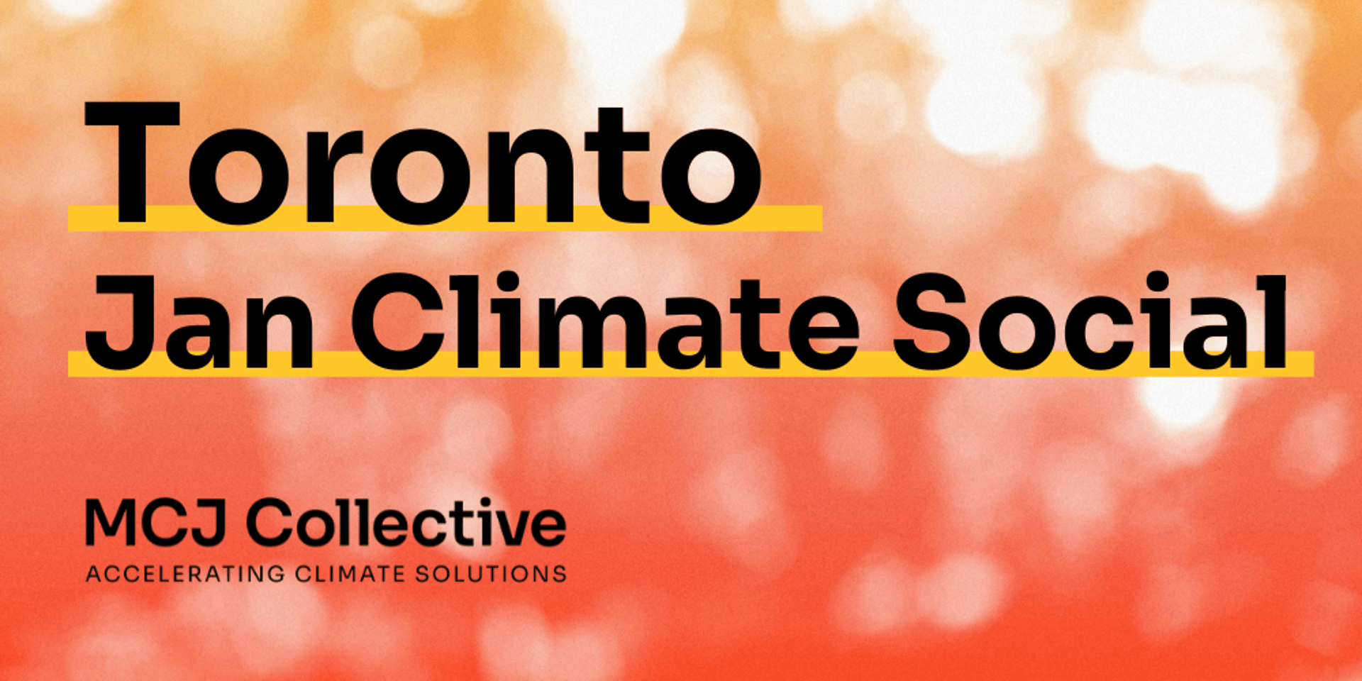 Cover Image for MCJ Toronto: Climate Tech Social