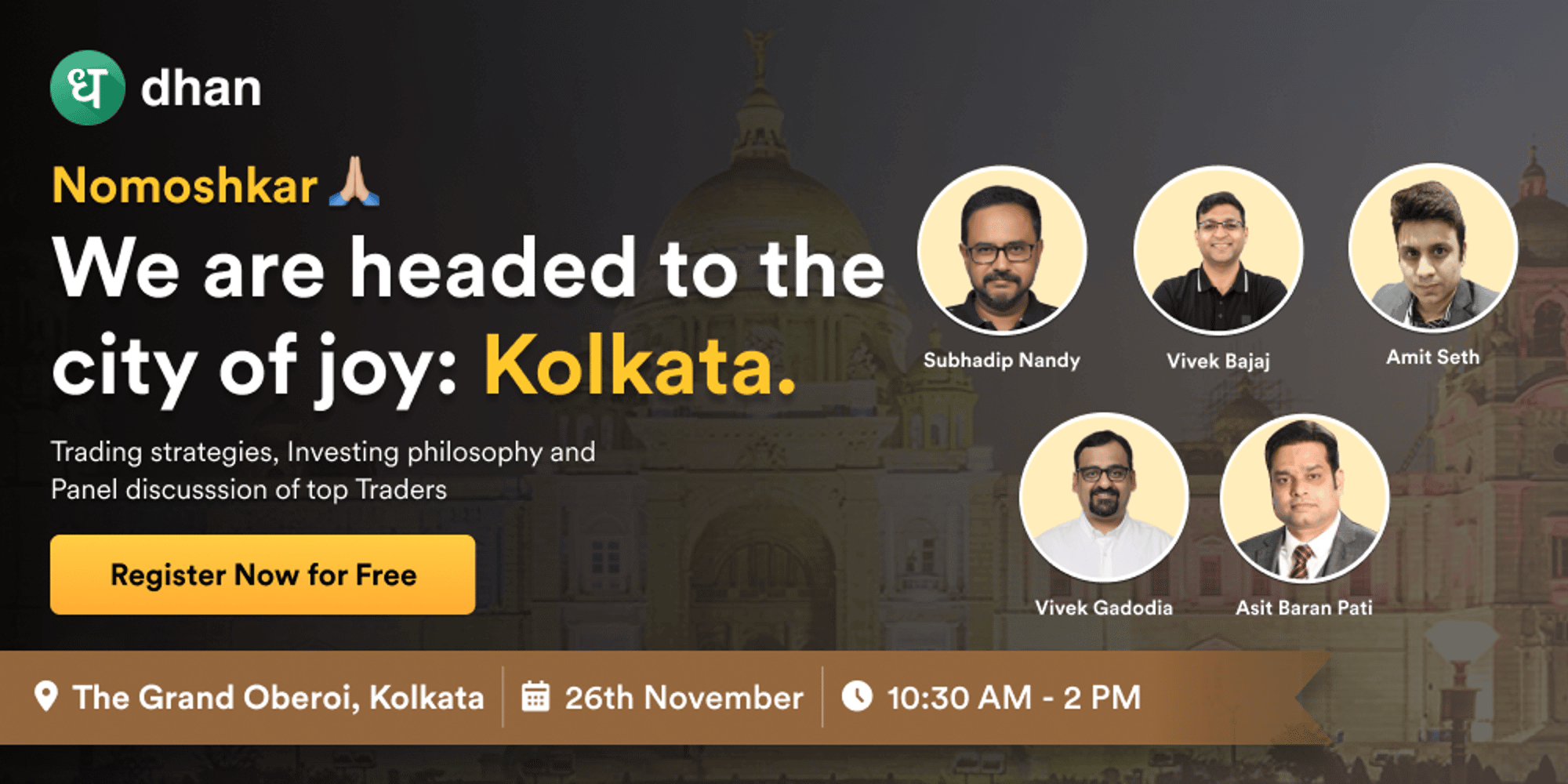 Dhan Meet & Greet: Kolkata