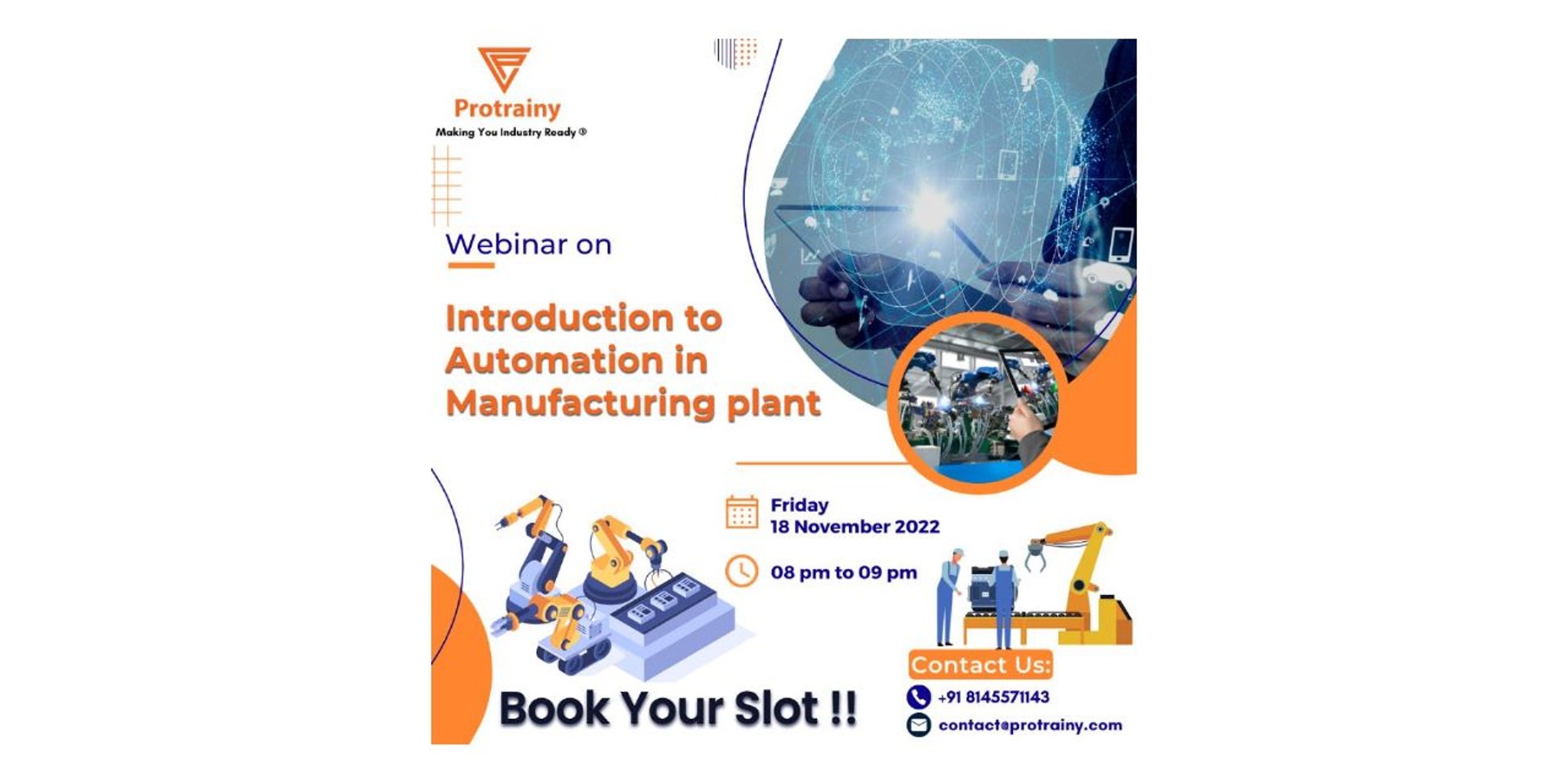 FREE WEBINAR ON Introduction to Automation in Manufacturing plant